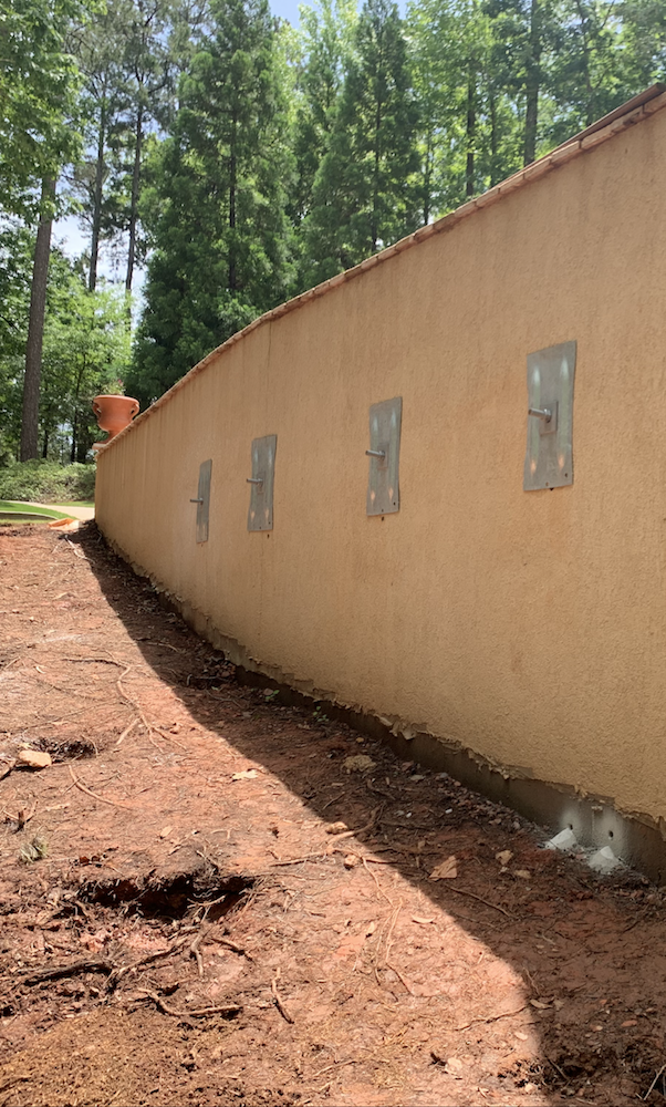 Retaining Wall Tiebacks